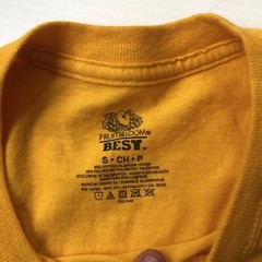 VTG Gym T shirt Funston Gym buff hawk weight training lifting Chicago CPS Small