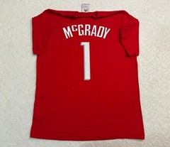 Vintage 2000s Y2K Houston Rockets Tracy McGrady Adidas T-Shirt, S M Barely Worn