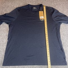 Fjallraven NWT Men’s Size XXL Navy Blue 1960 Logo Long Sleeve Shirt Crew Neck