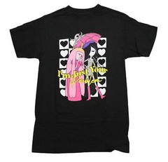 Adventure Time New Adult T-Shirt – “I’m Just Your Problem” Hearts Backdrop