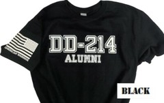 DD-214 Alumni Veteran Tshirt Choose your color