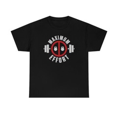 Maximum Effort Weightlifting Kettlebell Gym T-Shirt