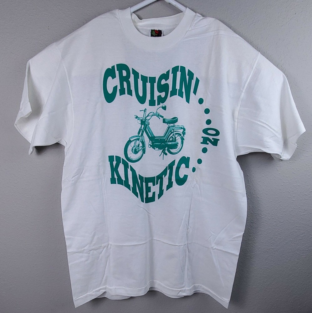 Vtg 90s USA Made Fruit Of The Loom T-Shirt Single Stitch Cruisin On Kinetic XL