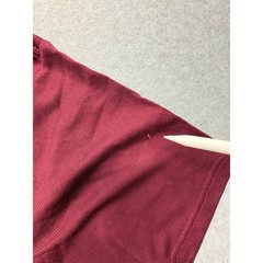 Stacy Adams Mens XL Short Sleeve T-Shirt Burgundy Maroon Rayon Blend Crew Neck