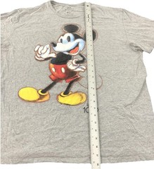 Disney Mickey Mouse Shirt Mens XL Gray Disney 100 Graphic Tee Anniversary