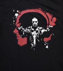 Marvel Comics Mens The Punisher Daredevil Splatter Image Black Shirt NWT S-2XL