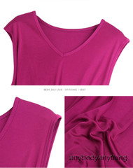 Men Silk Knitted Tank Top V Collar Sleeveless T-Shirt Breathable Undershirt Tops