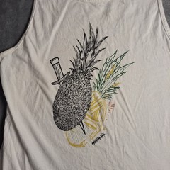 Hurley Pineapple Tropical Graphic Tank Top Island Vibes Size Small