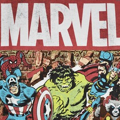MARVEL COMICS Shirt Mens Golden Age Advengers Small Gray Hulk Capt America NWT