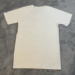 Vintage 90s Single Stitch Henley T-Shirt Men’s Large Gray Indians 80s USA Made