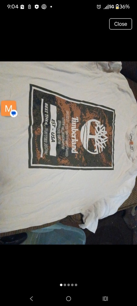Adult Unisex Size Small Timberland Tshirt