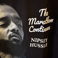 Nipsey Hussle Shirt Marathon Crenshaw Adult Large Black