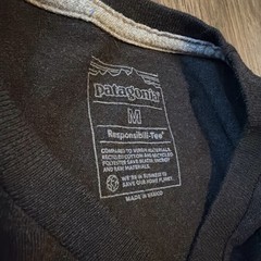 Patagonia Save Our Home Planet Black Graphic Logo T-Shirt Mens M Recycled Blend