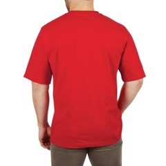 Milwaukee 601R Men’s Red Heavy Duty Cotton/Polyester Short-Sleeve T-Shirt L XL
