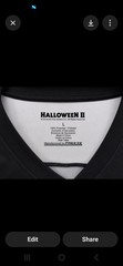 Michael Myers Mask Shirt Halloween II Scary Movie Shirt – Size LARGE