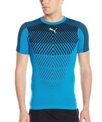 Puma Men’s IT EvoTRG Thermo-R ACTIVE LARGE Tee,ATOMIC BLUE-BLACK TN16106 NWT $60