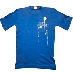 New Zealand Bloody Kiwi Seagulls Funny Graphic T-Shirt Blue Size Men M/L