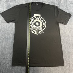 Eight & Sand Beer Co Shirt Mens Medium M Black Distressed Logo Brewery NJ
