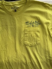 Salt Life Neon Yellow Graphic Pocket T-Shirt – Size XL