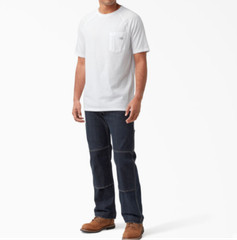 DICKIES Cooling Shirt MENS 3XL XXXL WHITE Fast Dry POCKET Tee Casual Work NWT