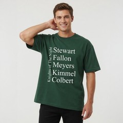 Knights of The Night Late Night Talk Show Oversize Cotton Tee