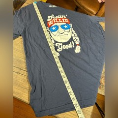 Willie Nelson “Feelin’ Willie Good” Jedco Men’s MD Patriotic Graphic T-shirt