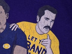 Barstool Sports Shirt Big Cat PFT CommenterMike The Tiger LSU Purple Size XL