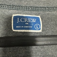 J Crew Shirt Mens Large Henley Gray Cotton Long Sleeve Pullover Buttons Rib Cuff