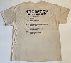 2026 Hot Rod Power Tour T-Shirt Chevrolet Performance Men’s Size XL Route 66