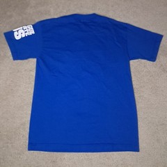 DTA Posse Rogue Status T-shirt Mens Small Blue Brass Knuckles Rob Dyrdek Y2k