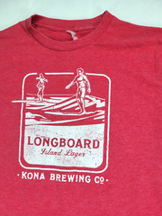 Kona Brewing Co Beer Longboard Island Lager Men’s Shirt SMALL
