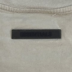 Fear of God Essentials Tan Beige Long Sleeve Tee Neutral Chest Logo Men’s Small