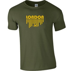London T-Shirt – Pigeon, Various Colours, Retro Souvenir, S-XXL