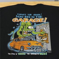 How Big is the Garage Rat Fink T-shirt