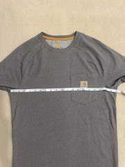 Carhartt Force Relaxed Fit Pocket T-Shirt Gray Men’s Small S Workwear Logo