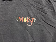 Moist Swampcore Tee-Shirt Black With Back Print Graphics Shark, Alligator, 3XL