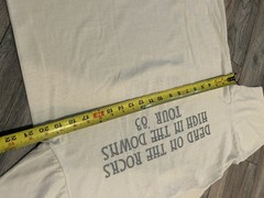 Grateful Dead Dead on the Rocks High in the Downs Colorado T-Shirt Mens L 1983