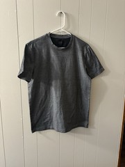 14th & Union Men’s Medium Grey Short Sleeve Top EUC Business Casual Y6