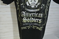 MINTY! USA US Army Fighting Spirit T-Shirt- 7.62 Design- Men’s Size LARGE Black