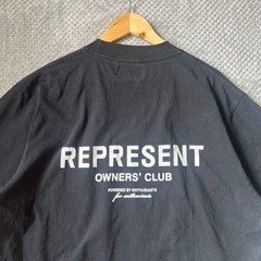 Represent Owners Club Black T Shirt Mens Medium Streetwear Graphic Text