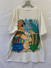 Vtg 1993 The Flintstones T-Shirt Fred & Barney Hip Hop Graffiti Art Men’s XL#241