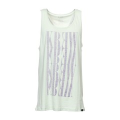 KR3W Reflect Mens Tank Top Blue Green 100% Cotton Graphic Print Casual Streetwea