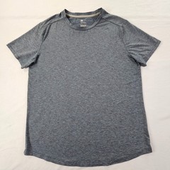 All in Motion Gray Short Sleeve Polyester Spandex Performance T-Shirt Men’s L