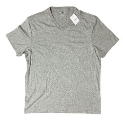 J Crew T-Shirt Mens M Gray Heather V-Neck Basic Washed Jersey Casual Minimalist
