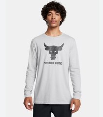 Under Armour Project Rock Long Sleeve T-shirt Brahma Bull Men’s Sz 4XL New