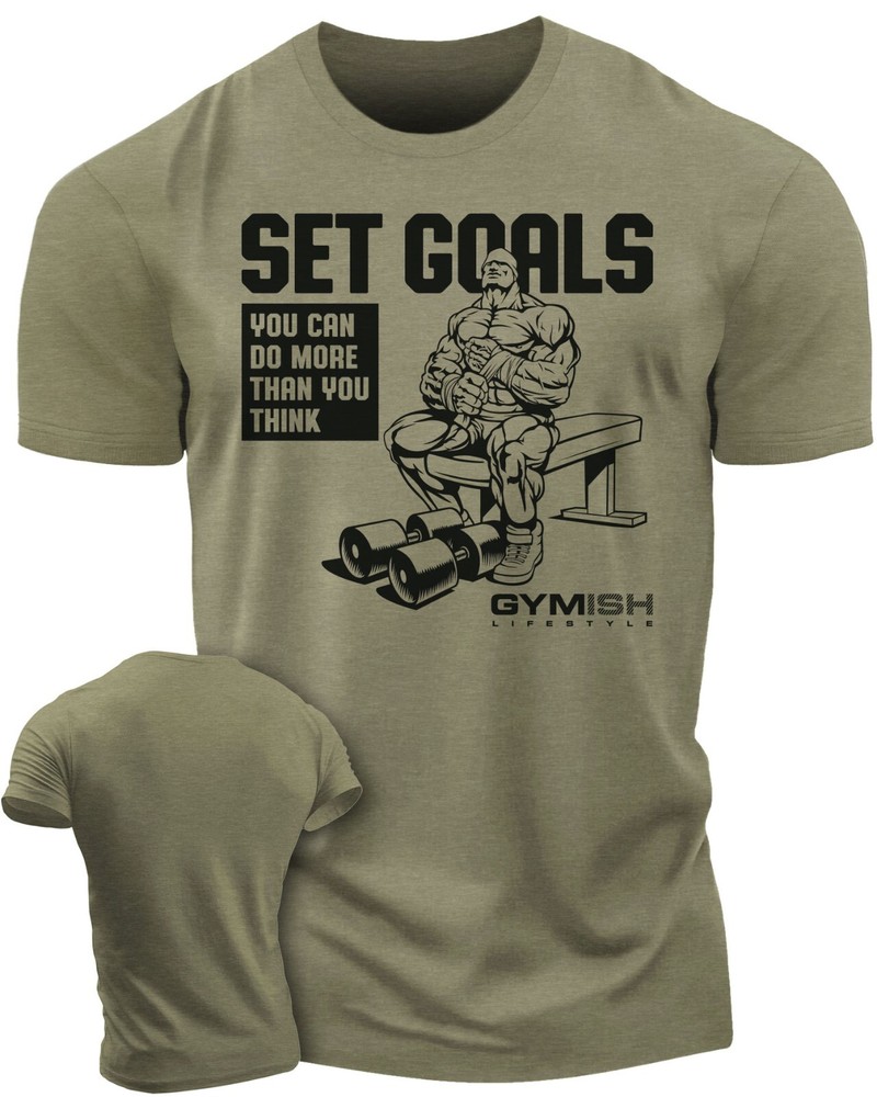 071. SET GOALS Workout T-Shirt