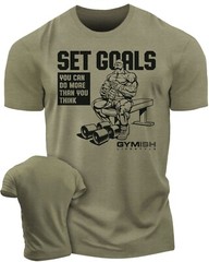 071. SET GOALS Workout T-Shirt