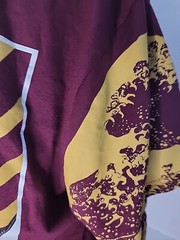 Fresh Laundry Short Sleeve Tshirt Tokyo Surf Club Burgandy Large Printed On…