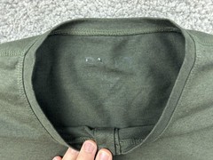 BYLT Shirt Mens Large Green Henley Drop-Cut Curved Hem Tagless Soft Tee Casual