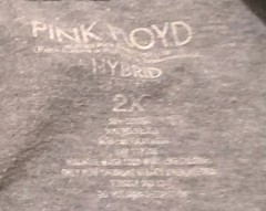 Pink Floyd Dark Side Of The Moon Grey T-Shirt Mens 2X